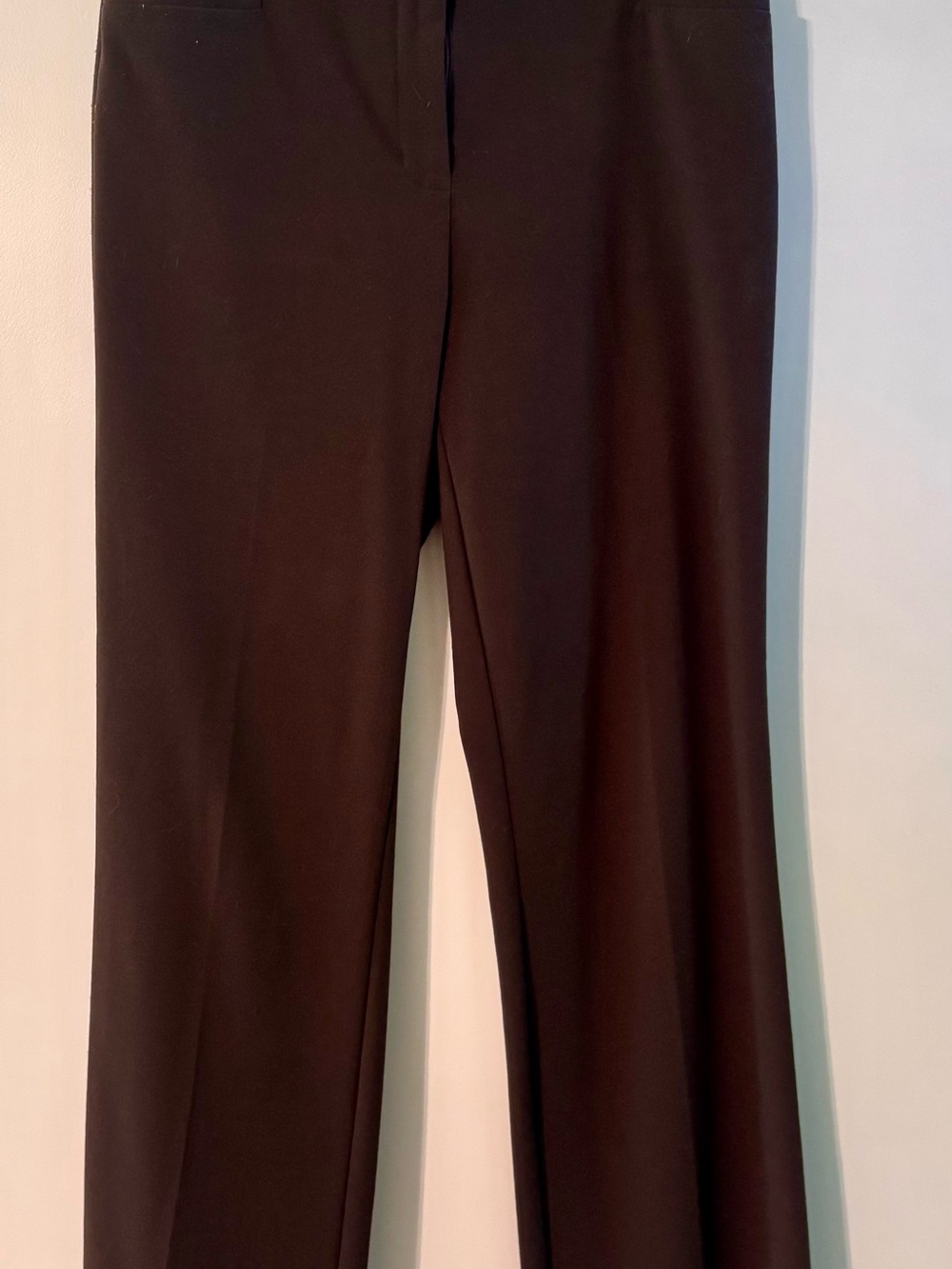 dressbarn Women's Straight-Leg Pants in Dark Brown